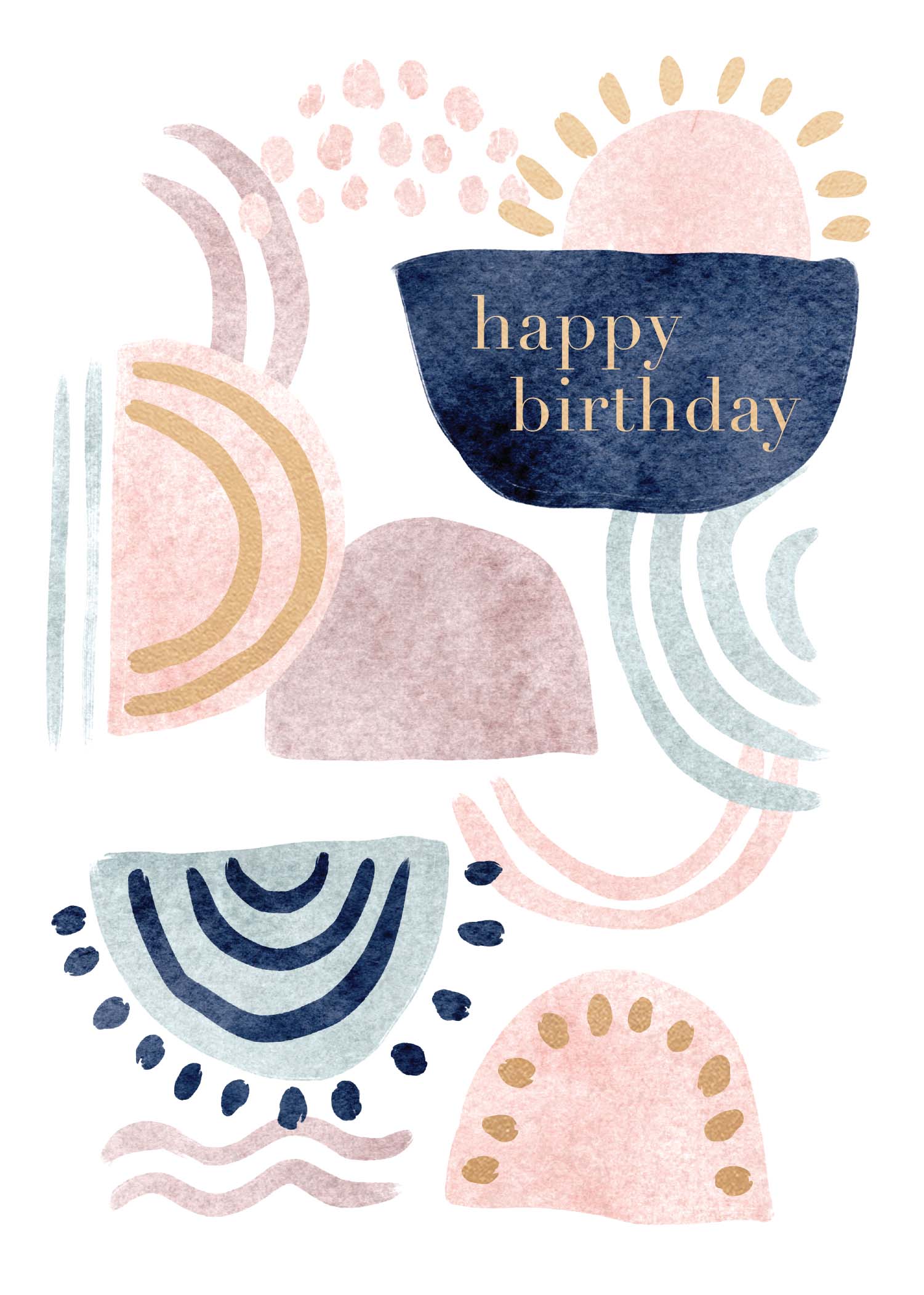 Greeting Card Awash - Sunshine Birthday
